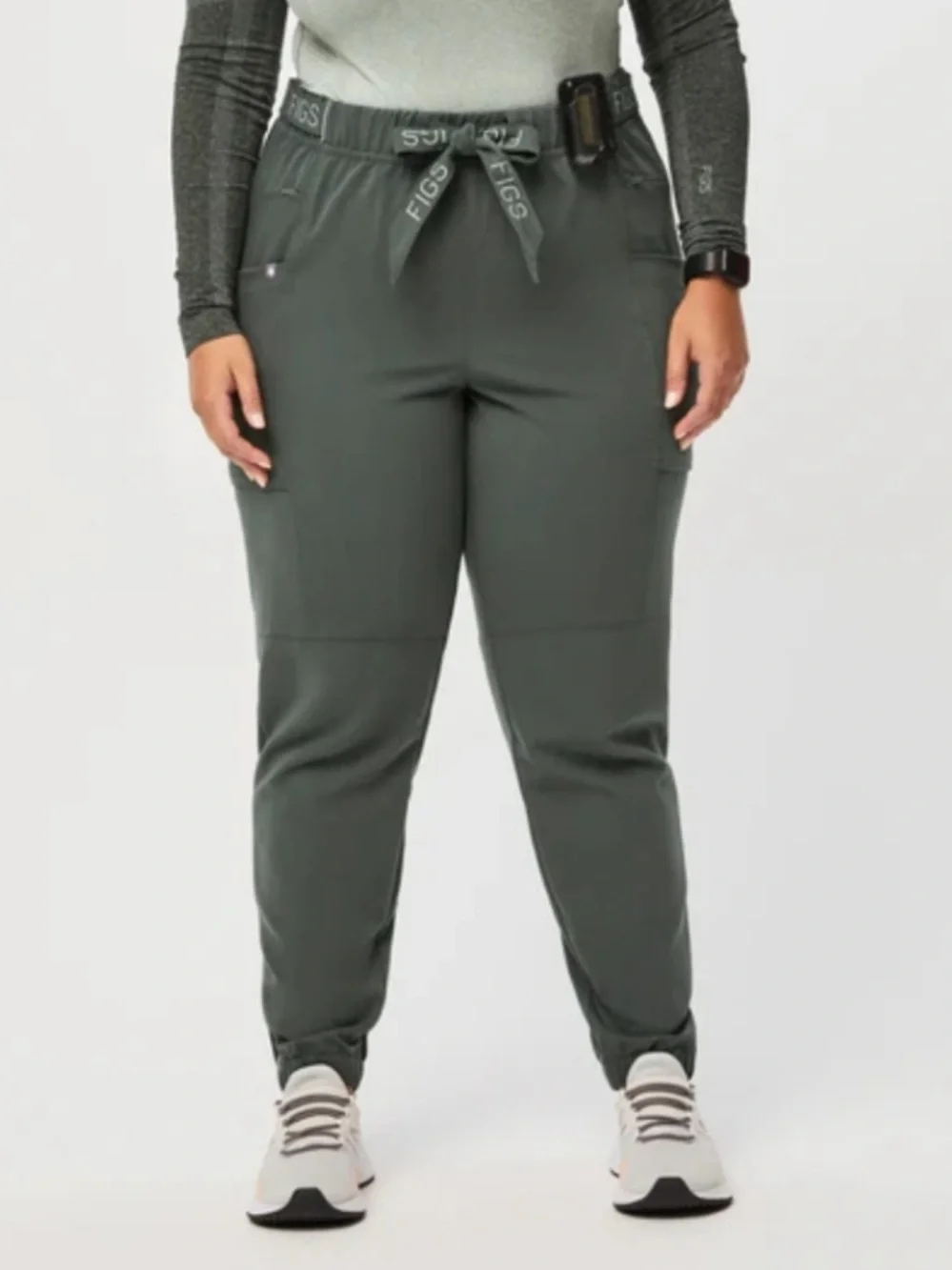 FIGS Winton High Waisted Cargo Jogger Scrub Pants Classic in Bonsai Sz XL Women